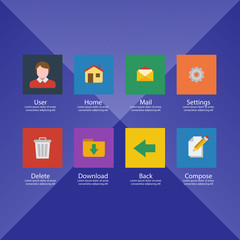 Web design Menu template