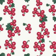 red currant seamless pattern