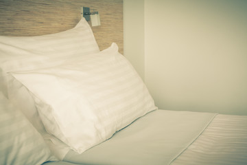 Bed in Hotel room