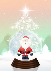 Christmas crystal ball