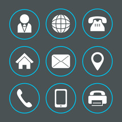 Vector icons information.