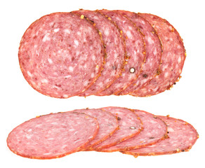 Few pieces of sausages