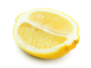 Half of lemon fruit