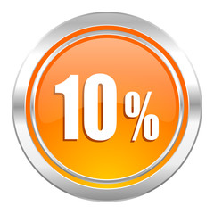 Obraz premium 10 percent icon, sale sign