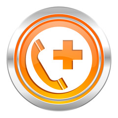 Obraz premium emergency call icon