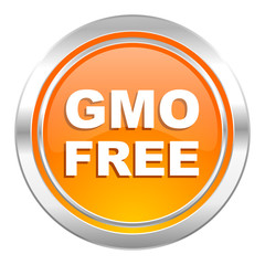 gmo free icon, no gmo sign