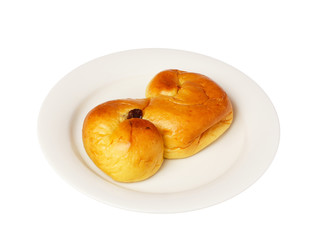 Lussekatt på assiett
