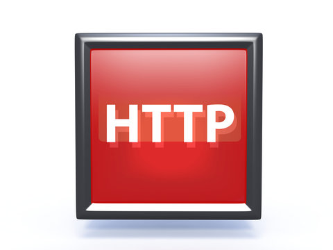http pointer icon on white background