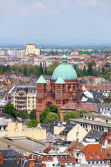 Obraz premium Saint-Pierre-le-Jeune catholic church, Strasbourg, France