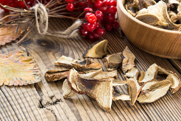 Dried porcini mushrooms