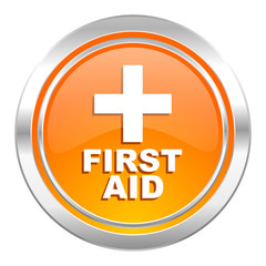 Obraz premium first aid icon
