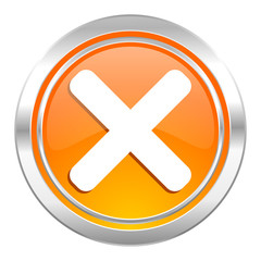 Obraz premium cancel icon, x sign