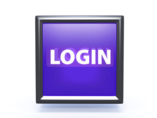 login square icon on white background