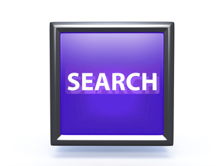 search pointer icon on white background