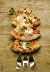 Fotobehang Pizza Cucina italiana Πίτσα Пицца 比萨饼 Expo Milano 2015 بيتزا © Comugnero Silvana