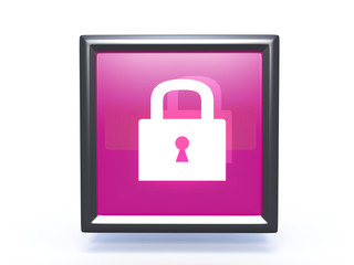 protect square icon on white background