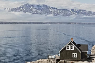 Papier Peint photo autocollant Cercle polaire Uummannaq fjord.