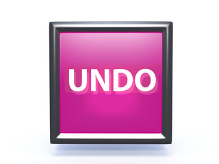 undo pointer icon on white background