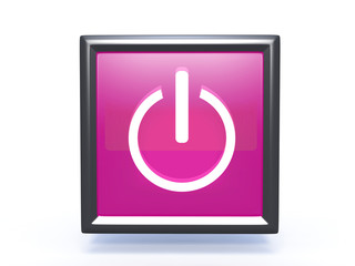 power pointer icon on white background