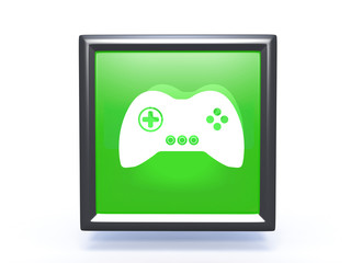 game square icon on white background