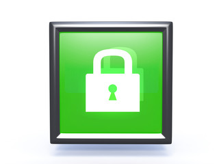 protect square icon on white background