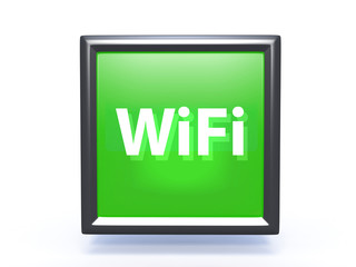 wifi pointer icon on white background