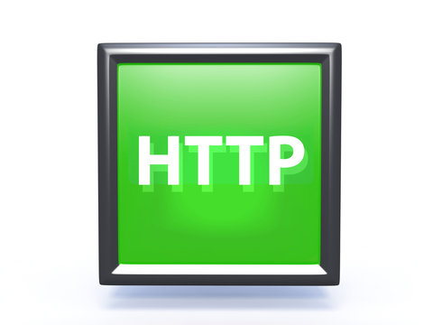 http pointer icon on white background