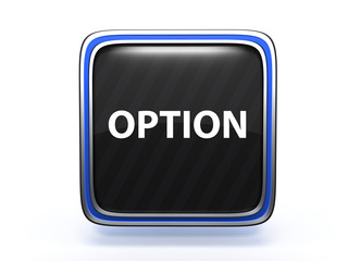 option square icon on white background