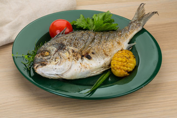 Grilled dorado