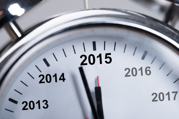Happy New Year 2015 In Alarmclock
