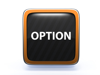 option square icon on white background
