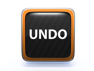 undo square icon on white background