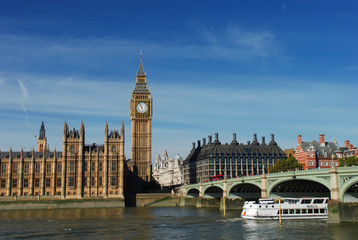 Obraz premium Typowe miejsca w Londynie
