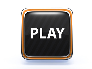 play square icon on white background