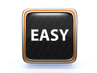 easy square icon on white background