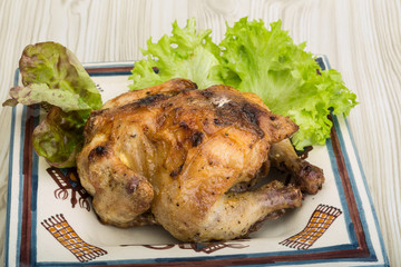 Roasted chicken