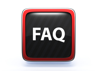 faq square icon on white background