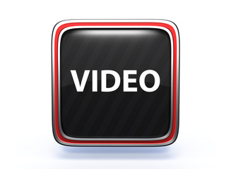video square icon on white background