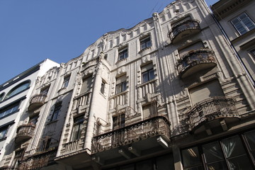 Fototapeta premium Immeuble ancien à Budapest, Hongrie 