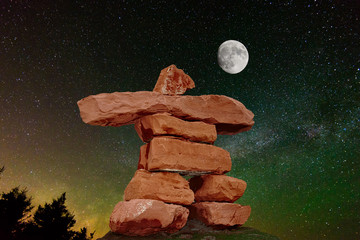 PEI Red Sand Stone inukahuk © smcfeeters