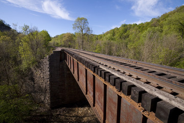 Fototapeta na wymiar Railroad Bridge