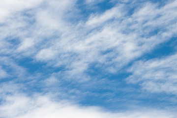 Obraz premium blue sky with cloud closeup