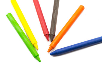 Naklejka premium wax crayons