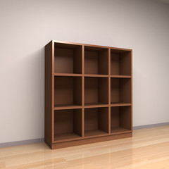 Fototapeta premium 収納棚のある部屋