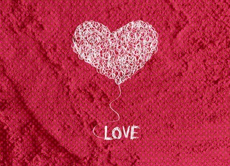 love and hearts for valentine design