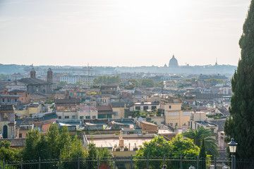 Roma, panorama dal Pincio
