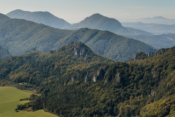 Obraz premium Carpathian mountains in northern Slovakia