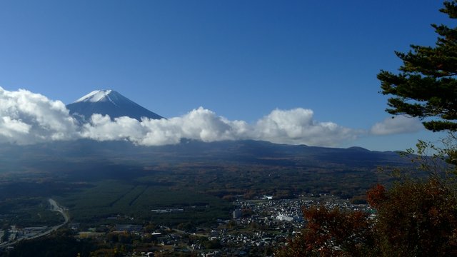 Mountain Fuji, the highest mountain in Japan