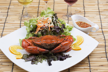 Fresh Steam red crab