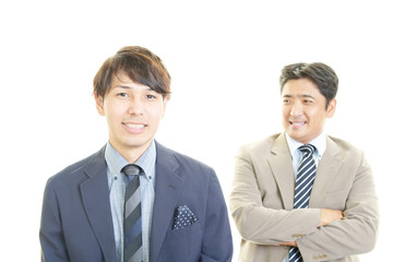笑顔のビジネスマン